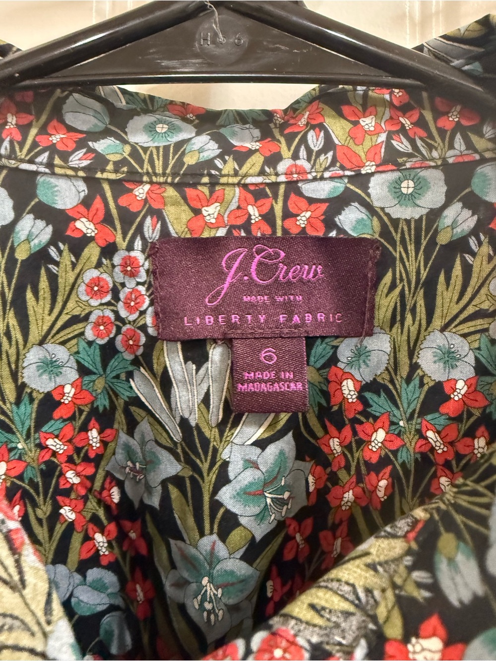J.Crew Liberty perfect shirt in Elderberry - Picture 6 of 6
